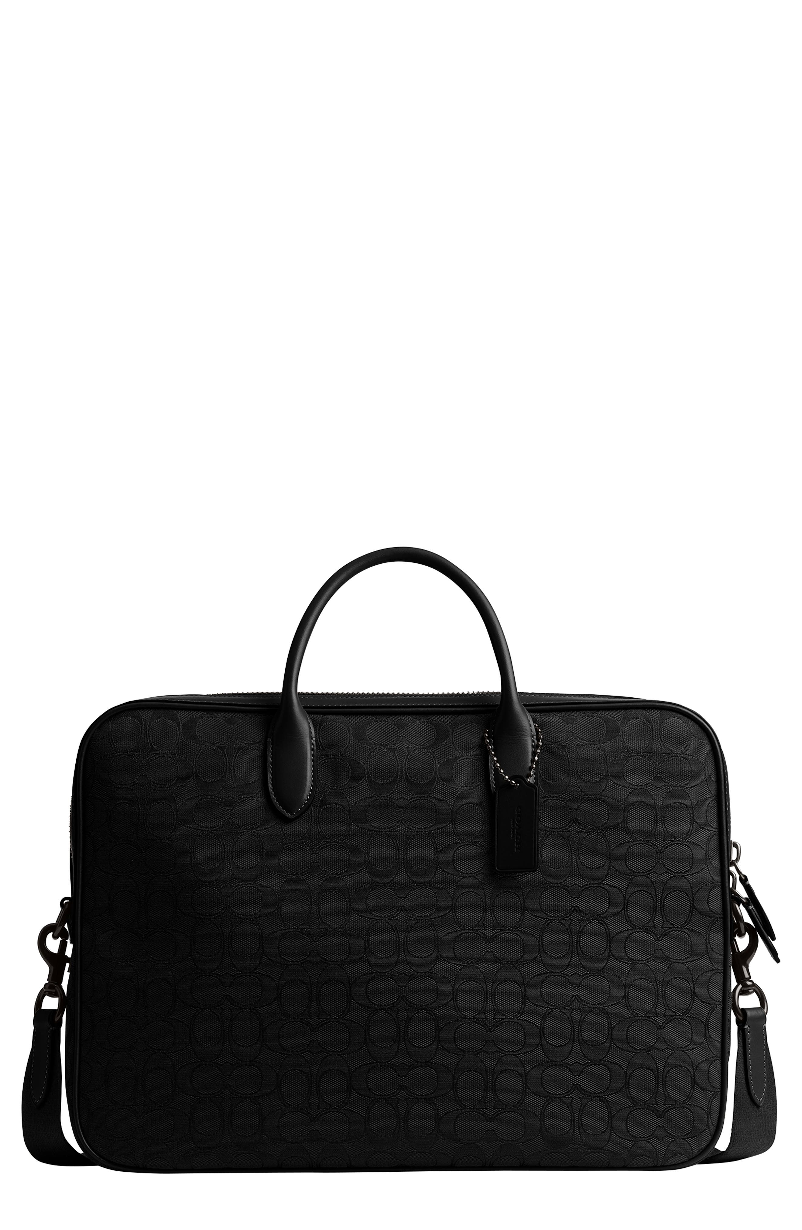 COACH-briefcase-jacquard