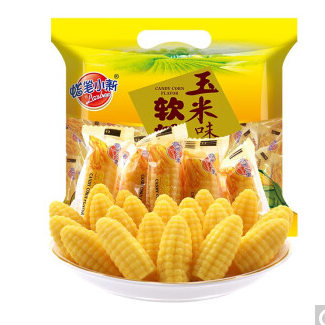 【有券的上】6.9元包邮！蜡笔小新 玉米软糖 518g