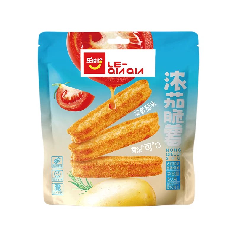 乐恰恰浓茄脆薯/年糕条/脏脏巧脆9g*30包