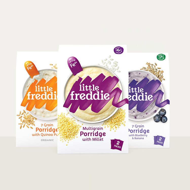 小皮进口蓝莓藜麦小米高铁米粉3盒