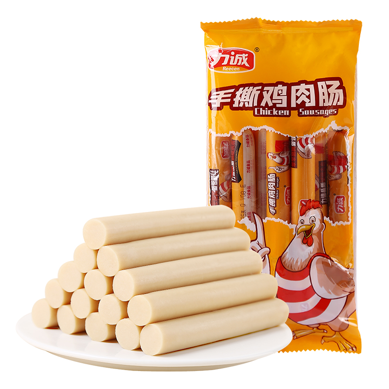 【力诚】鸡肉火腿肠即食零食3袋24支