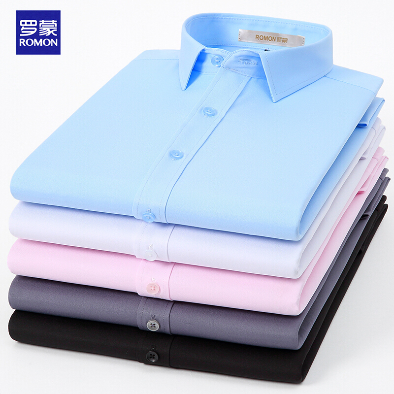 【JD专卖店】罗蒙 衬衫男 白色 38