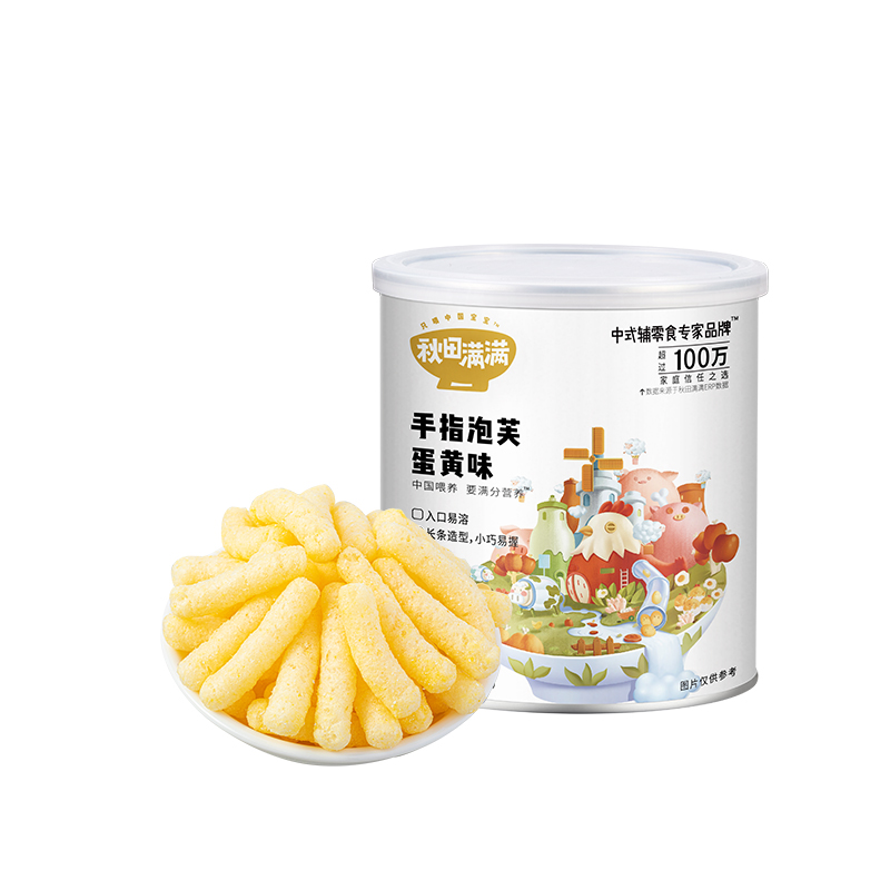 秋田满满泡芙条无白糖添加