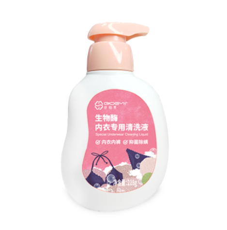 8.9元包邮！芭格美 生物酶男女内衣裤洗衣液218g