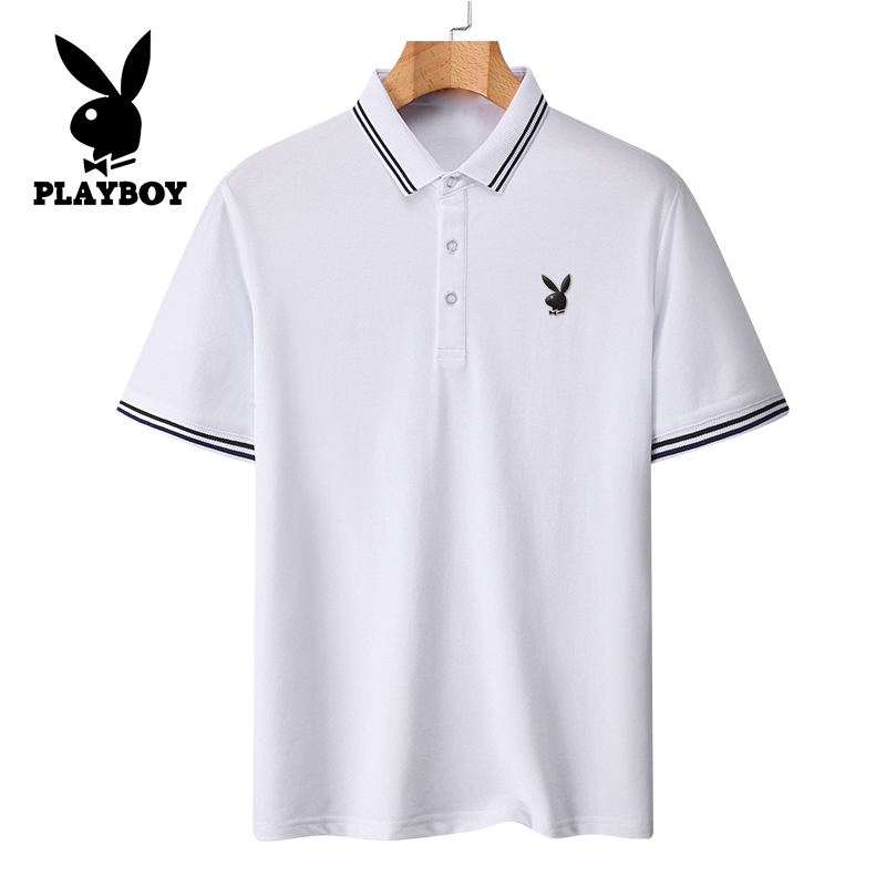 【花花公子】吸湿排汗POLO衫