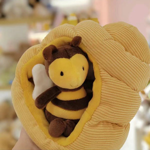 JELLYCAT Honey Home Bee蜂窝小蜜蜂玩偶