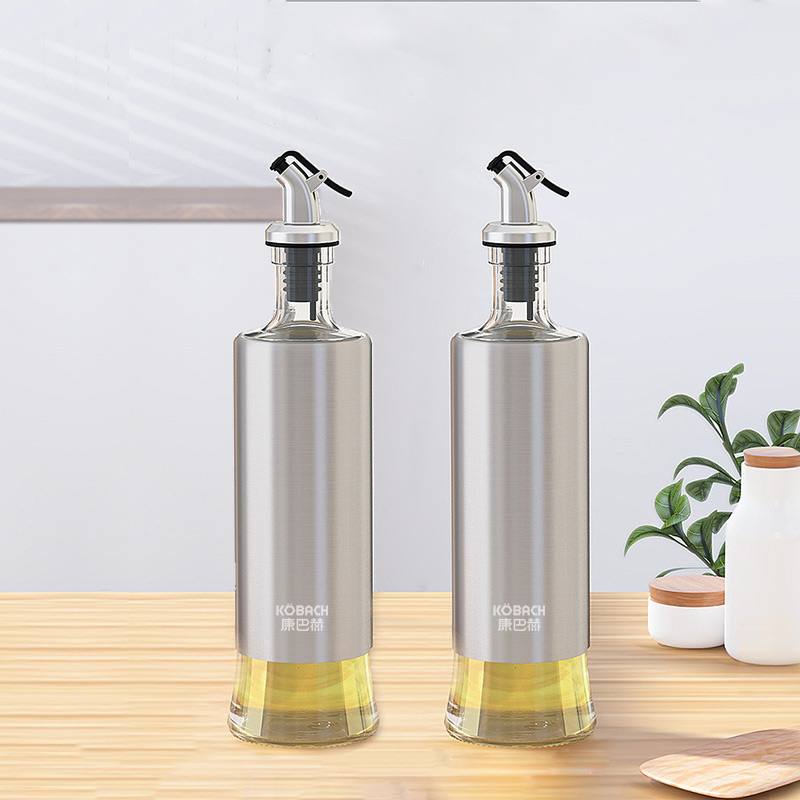 康巴赫！无铅玻璃油瓶300ml*2个