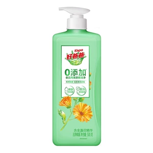 好爸爸洗洁精洗蔬菜水果去油洁净除菌瓶装家庭装餐具净顺手买500g