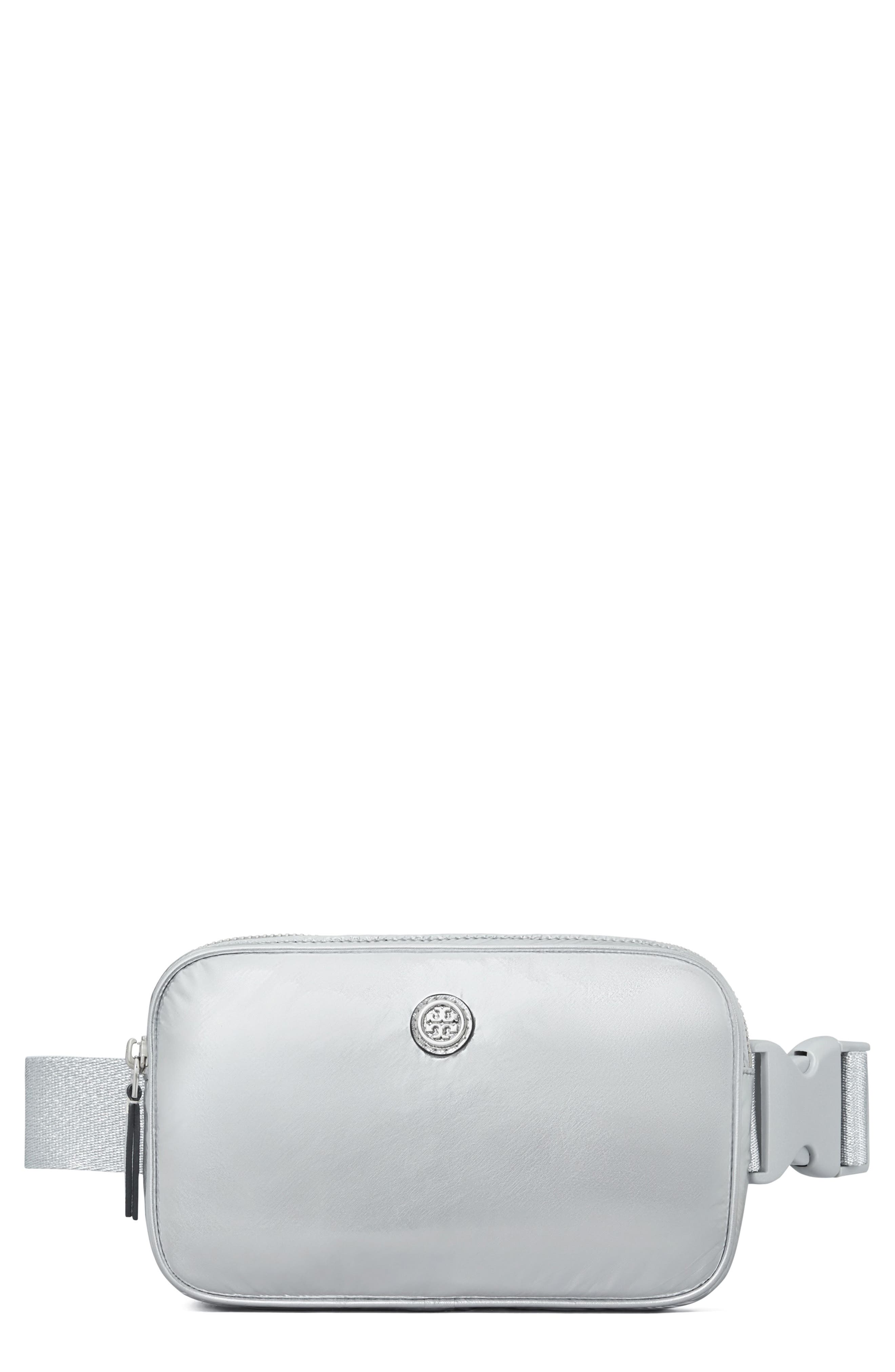 Tory Burch Virginia Metallic Nylon Belt Bag