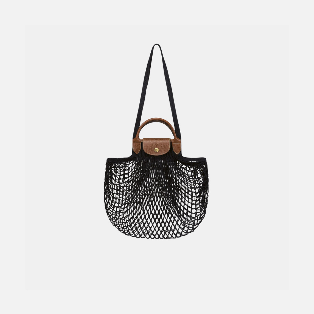 Longchamp Le Pliage Filet Knit Shoulder Bag