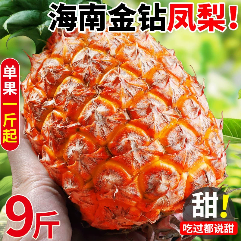 海南金钻凤梨新鲜水果当季正宗香水菠萝