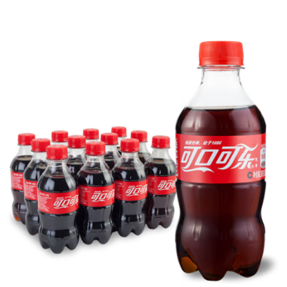 17.9元包邮！可口可乐300ml*12瓶