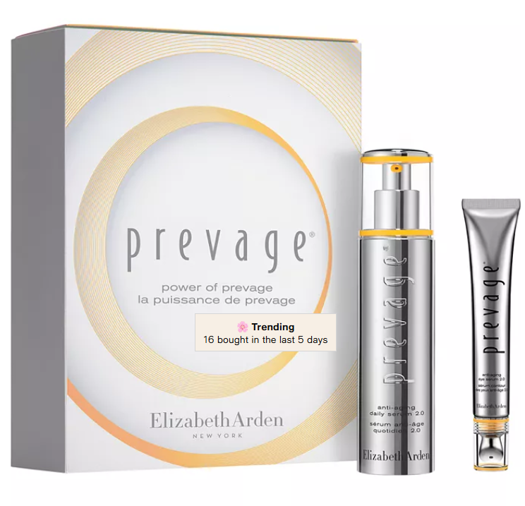 45折！Elizabeth Arden 雅顿橘灿精华+眼精华 全正装套装