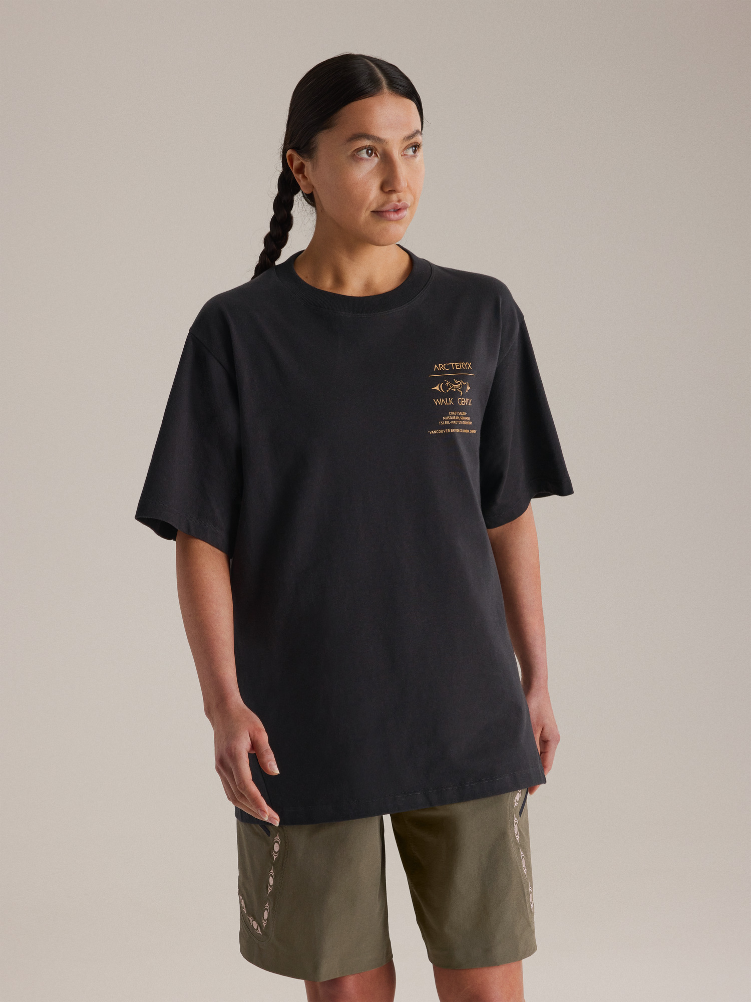 Arcteryx Walk Gently Cotton Cedar Bark Shirt SS Men's