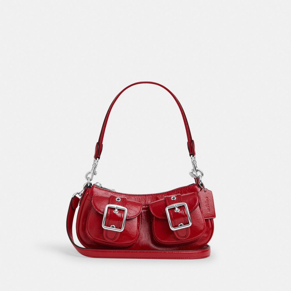 coach ashton baguette bag CV943-SV/RD
