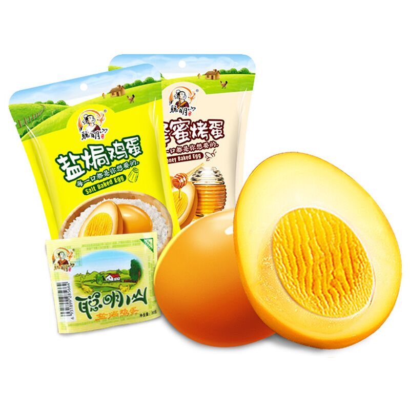【聪明山】4枚120g！盐焗蜂蜜鸡蛋