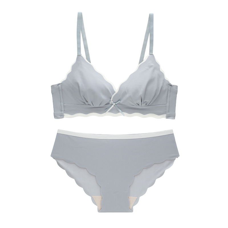 六只兔子甜美可爱少女蝴蝶结文胸套装