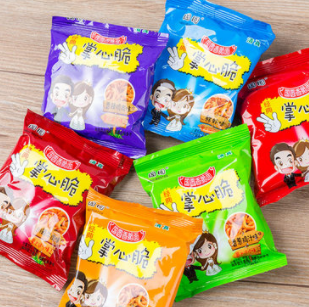 12.9元包邮！整箱30包国圆掌心脆干吃面