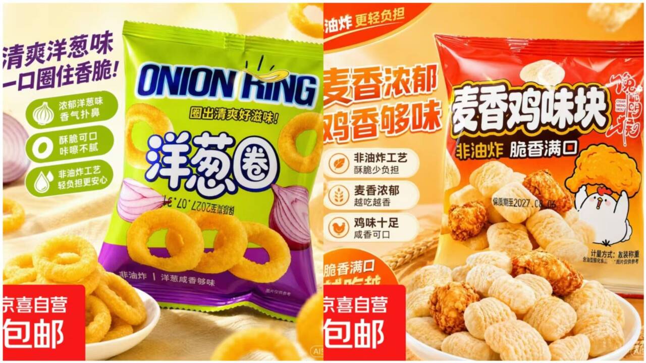 洋葱圈麦香鸡块好价：3包仅需1.5元