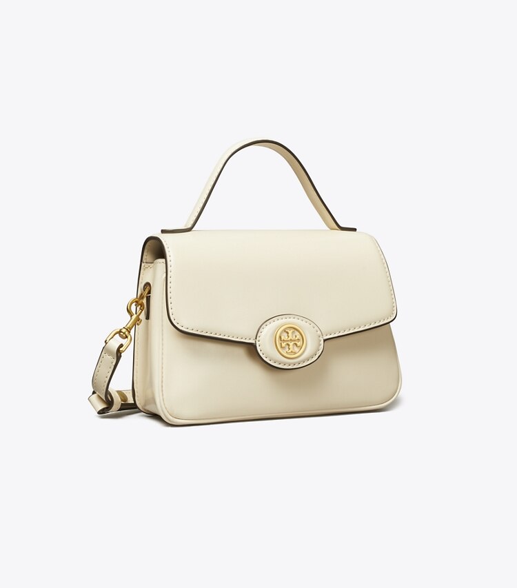 Tory Burch Small Robinson豆腐包手提款Light Cream