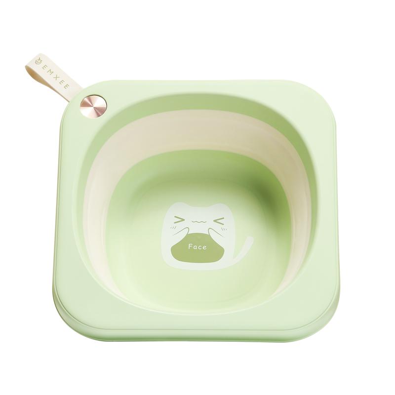 嫚熙儿童可折叠悬挂脸盆