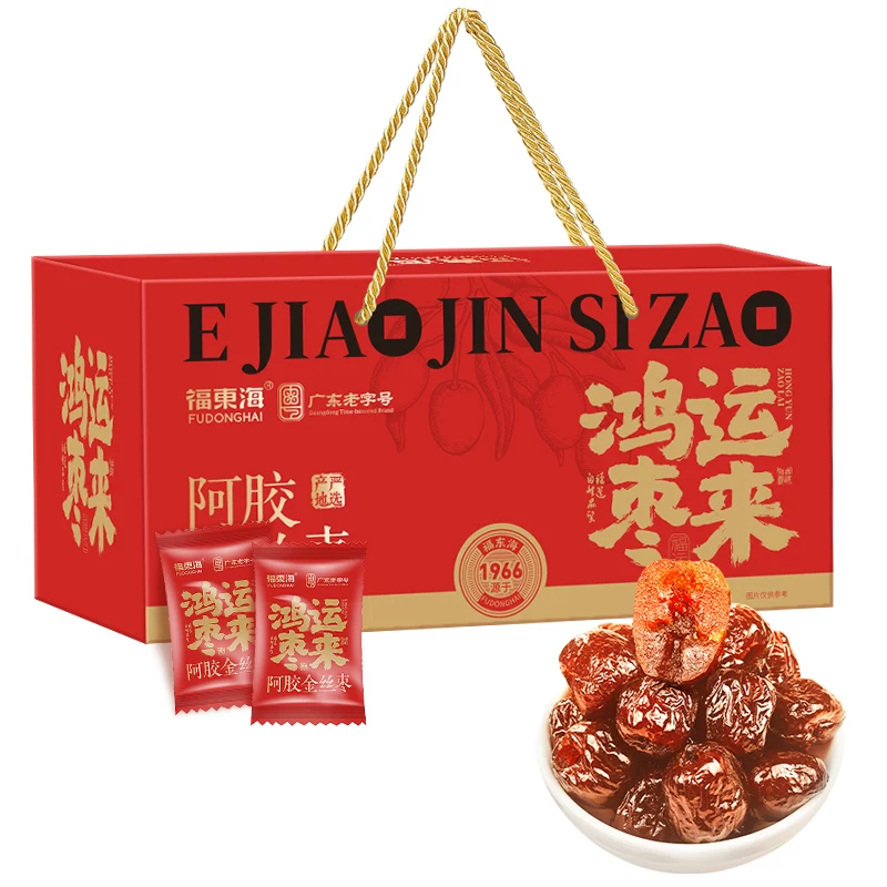 福东海阿胶金丝蜜枣300克×3盒