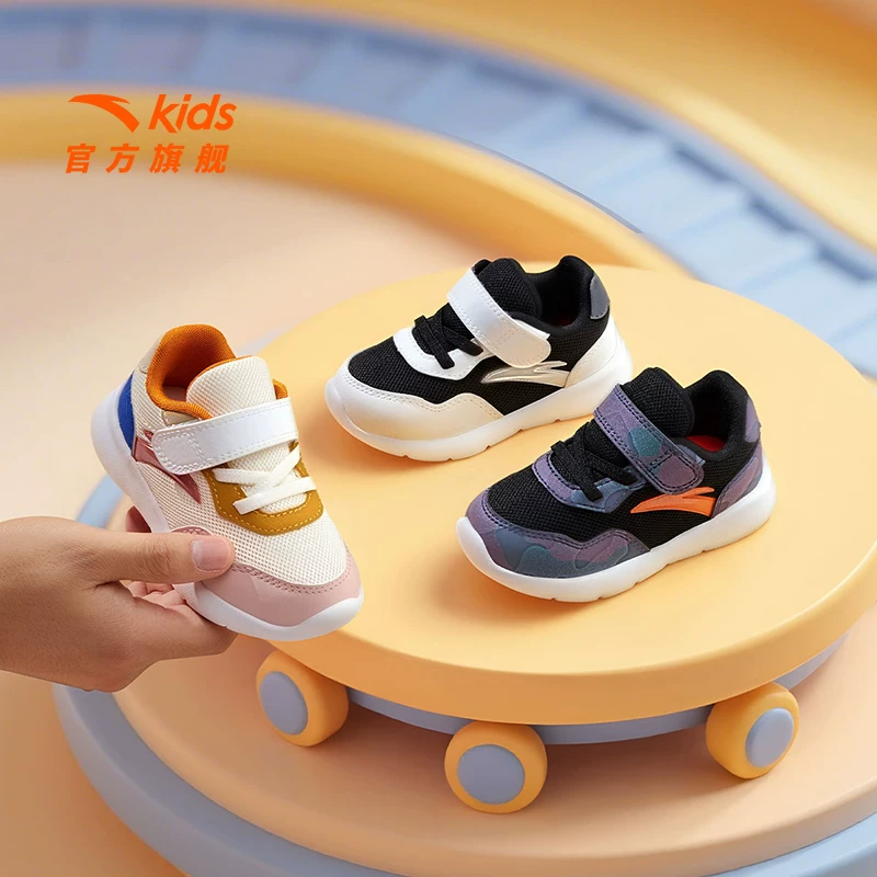 安踏2025新款学步鞋 男女宝宝软底运动鞋