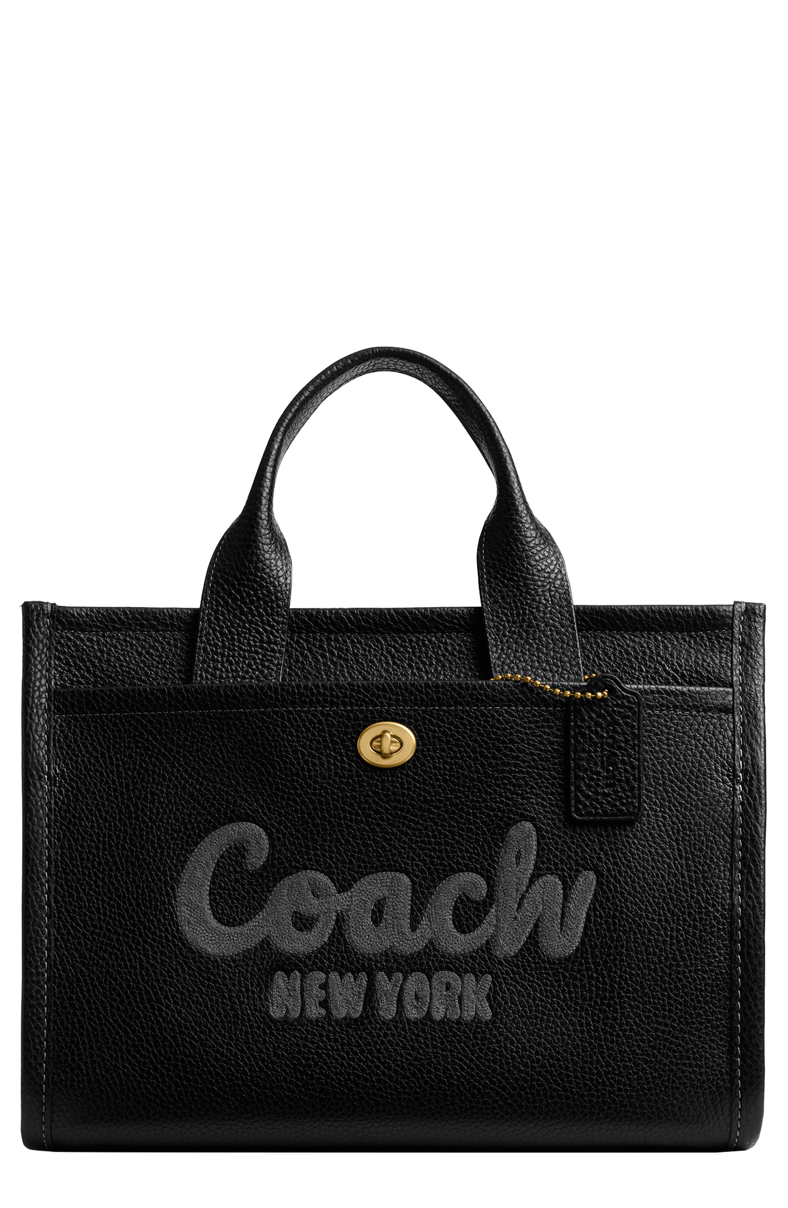 COACH Bubble Leather Cargo 蔻驰托特包