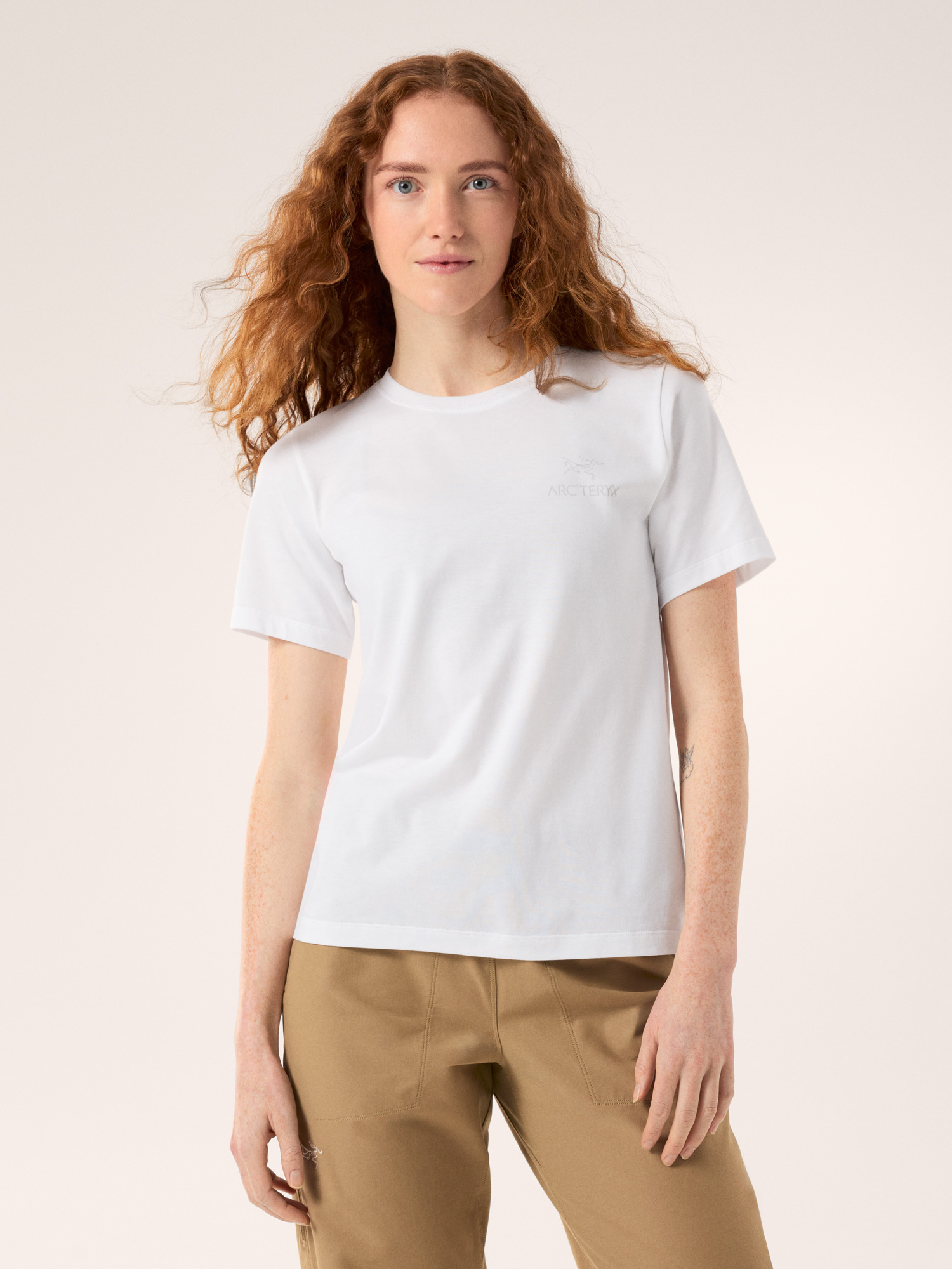 Arcteryx Kragg SL Cotton Emblem Crew Shirt SS Women's