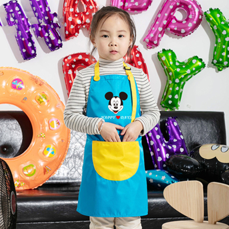 儿童罩衣长袖防水幼儿园绘画衣