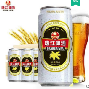 29.9元包邮！珠江啤酒 12度经典老珠江啤酒整箱500ml*12罐