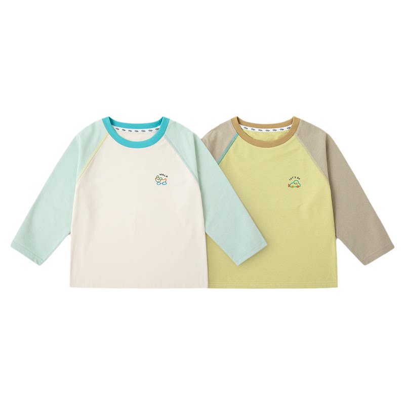 礼金！两件嘟嘟家T恤春季上衣长袖速干衣