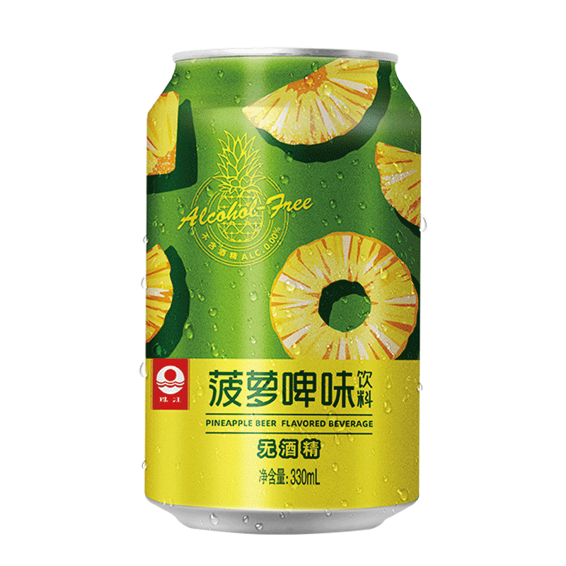 【珠江官旗】菠萝啤24罐*330ml