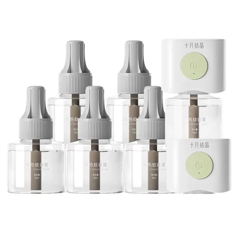 十月结晶蚊香液无味驱蚊3液+1器