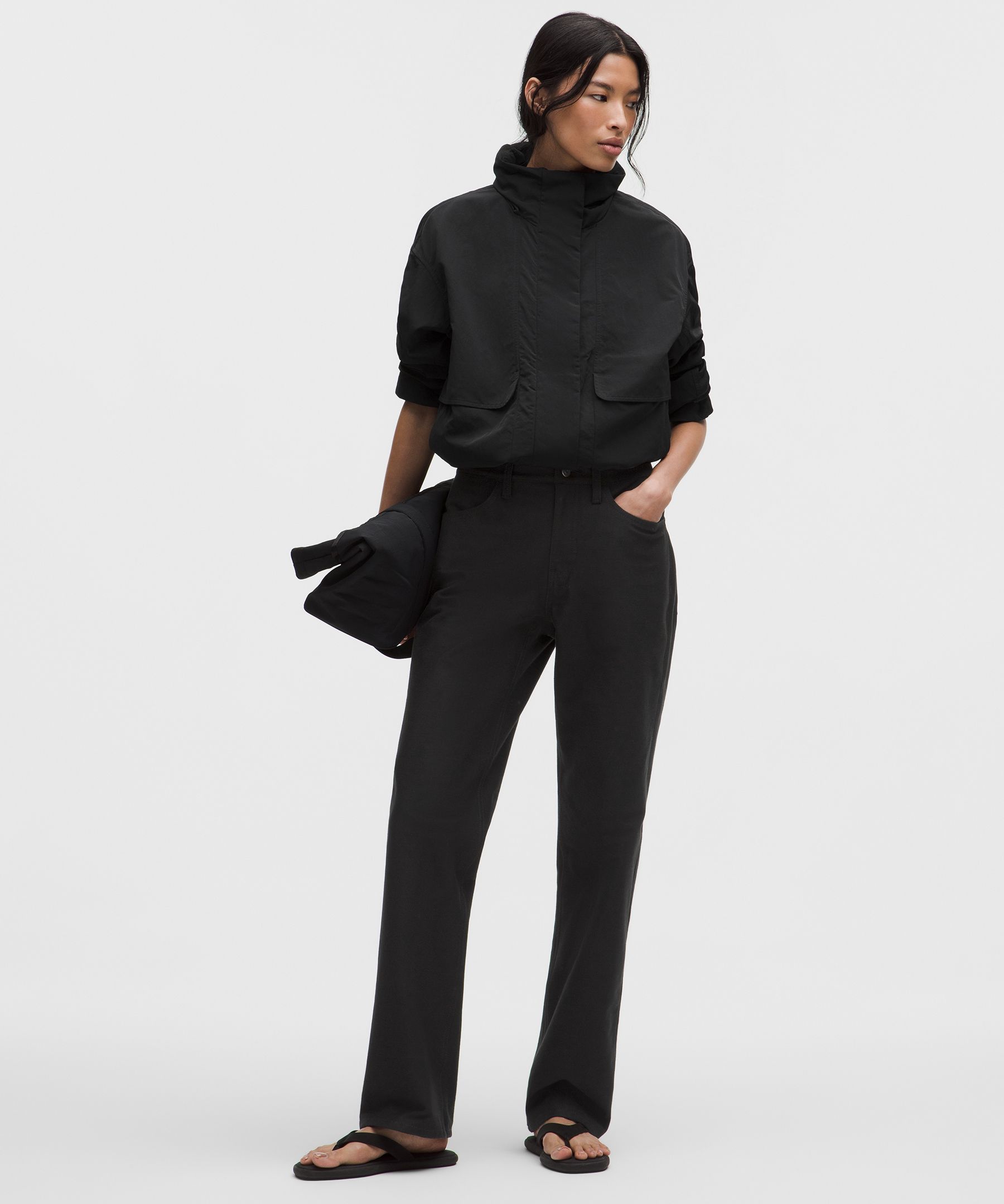 Lululemon EasyFive Mid-Rise Relaxed-Straight Pant *Short