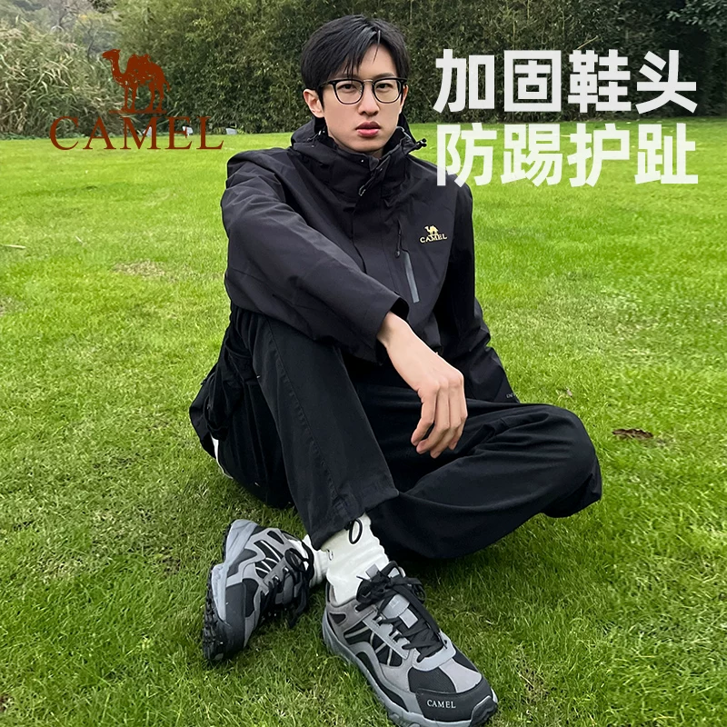 骆驼男鞋2026春夏新款户外运动鞋子男透气女徒步休闲鞋登山旅游鞋