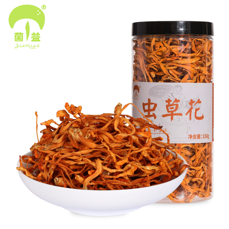 【菌益】虫草花干货精选无硫孢子头150g