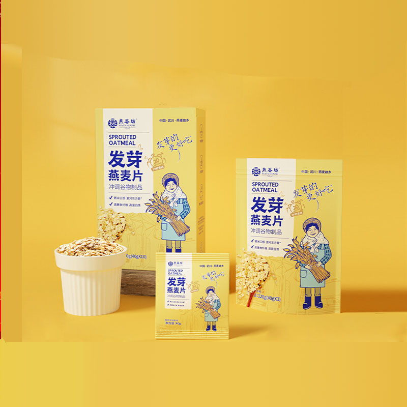 可签到【燕谷坊】闪电麸代餐燕麦片120g