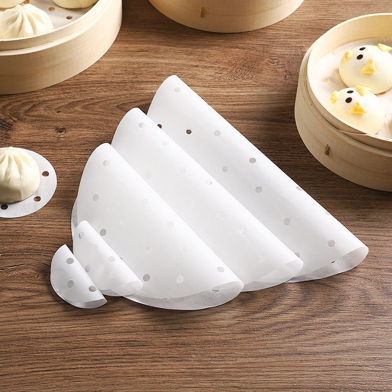 【可签到】圆形蒸笼纸烧烤纸防粘纸100张