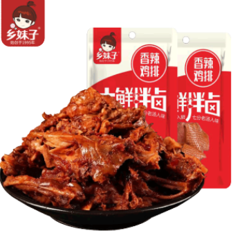 11.9元包邮！乡妹子 纯肉卤味熟食任选6件共600g