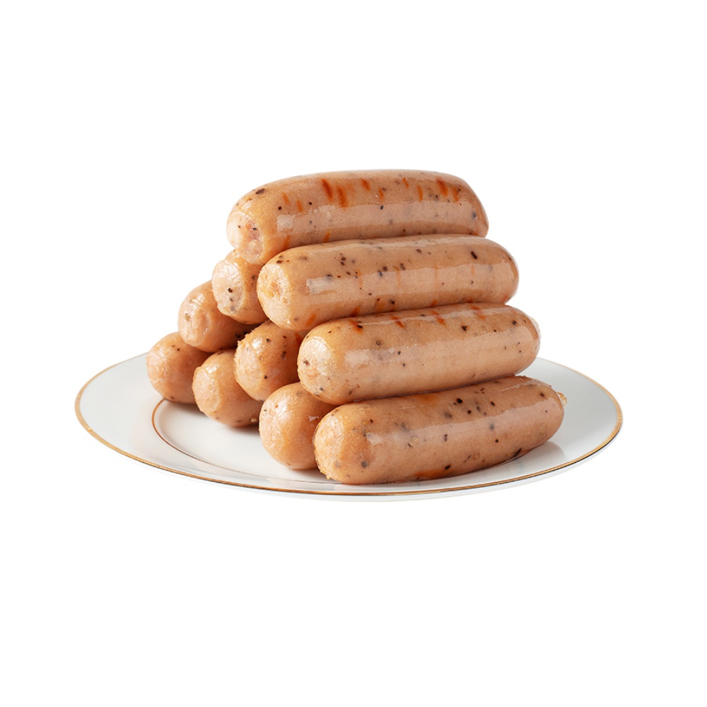 小牛凯西黑椒烤肠火山石地道肠500g*3