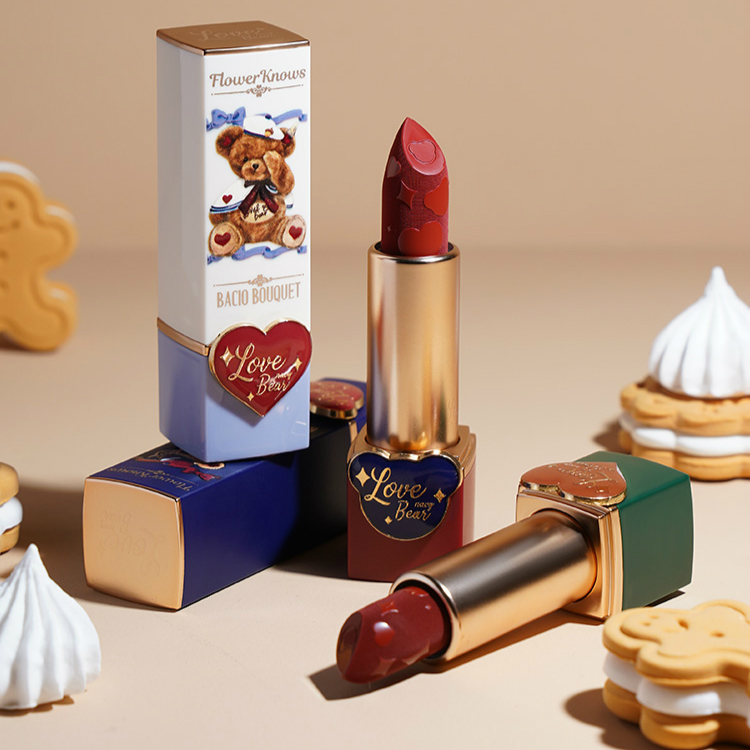 【花知晓】泰迪熊滋润水漾柔雾口红