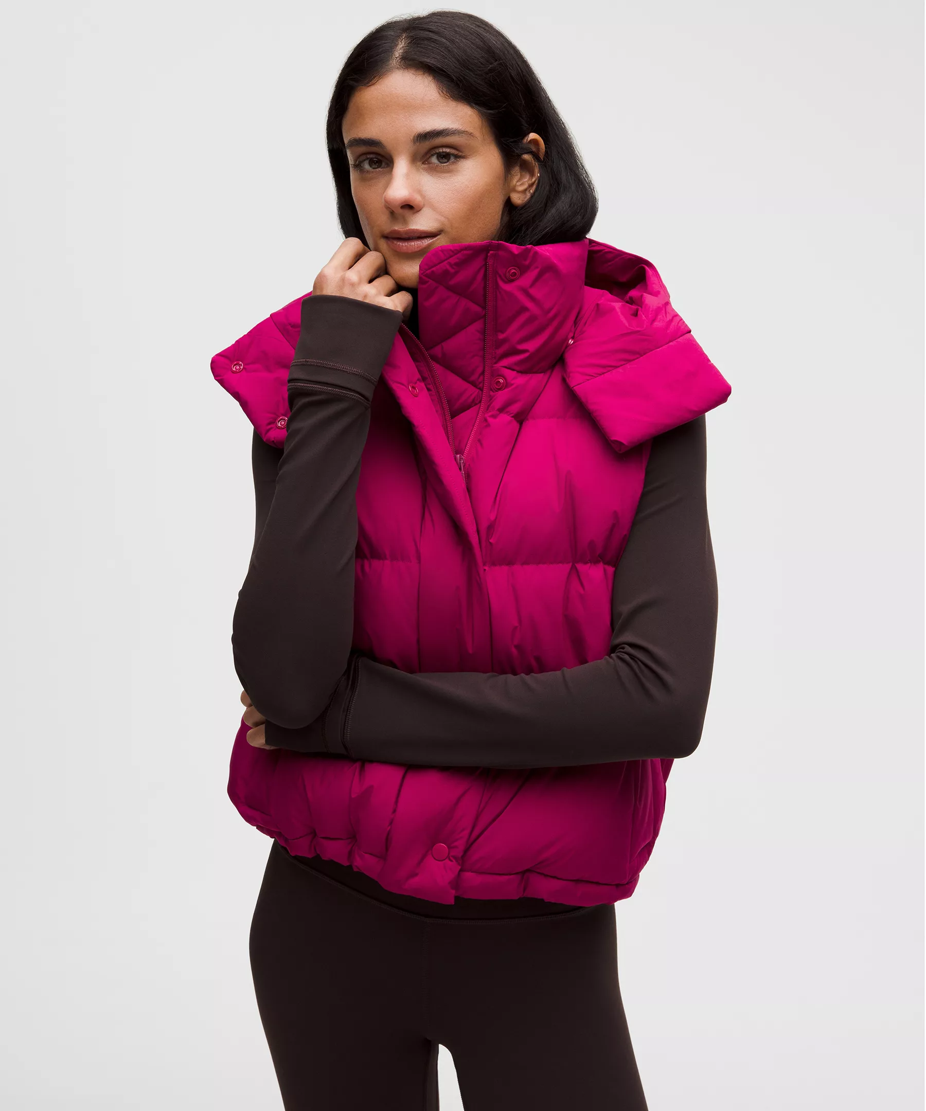 Lululemon Wunder Puff 600蓬羽绒马甲 Berry Rumble 14