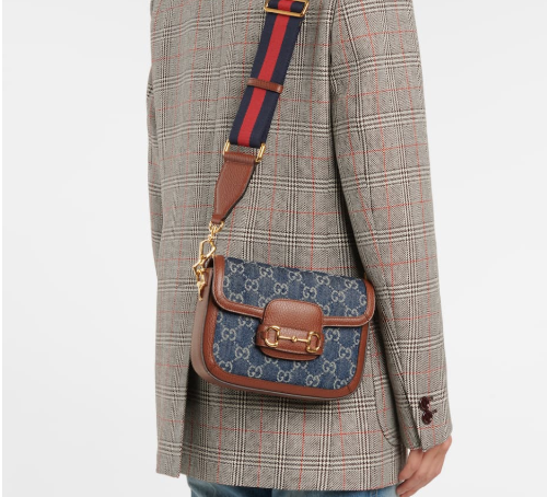mytheresa独家gucci1955单宁布版本mini包