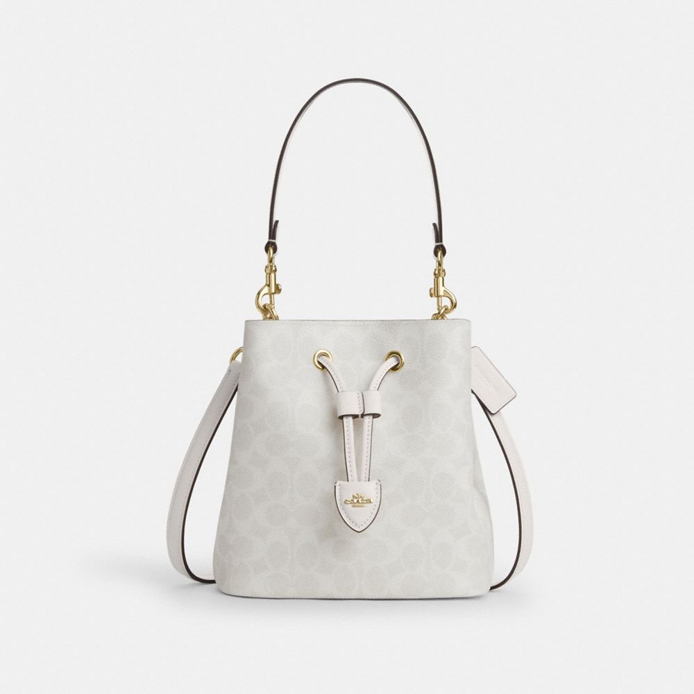 coach rowan bucket bag in signature canvas CBH07-IMXU5