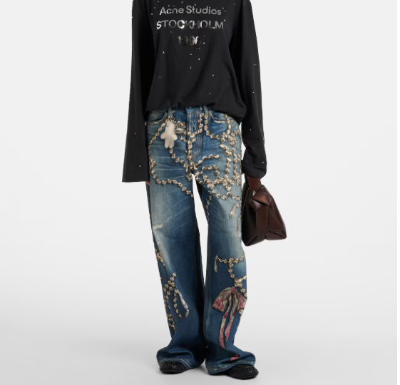 Acne Studios 8折促销：蝴蝶结小熊1981牛仔裤