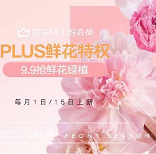 【京东】plus鲜花特权领29-20券（多款可选）