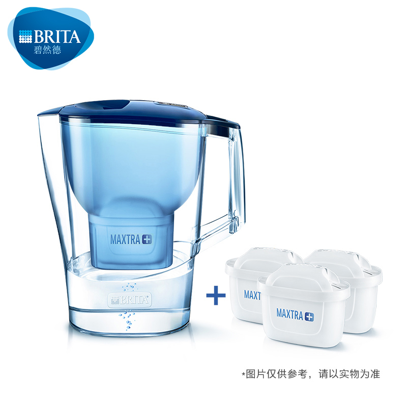 百亿补贴【碧然德】光汐滤水壶+4枚滤芯