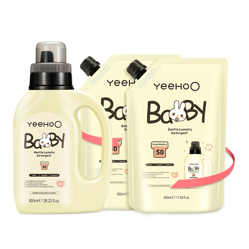 英氏婴幼儿天然洗衣液共1800ml