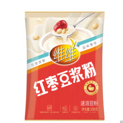 40.4元！维维红枣豆浆粉990g+华味亨巴旦木35g*10件